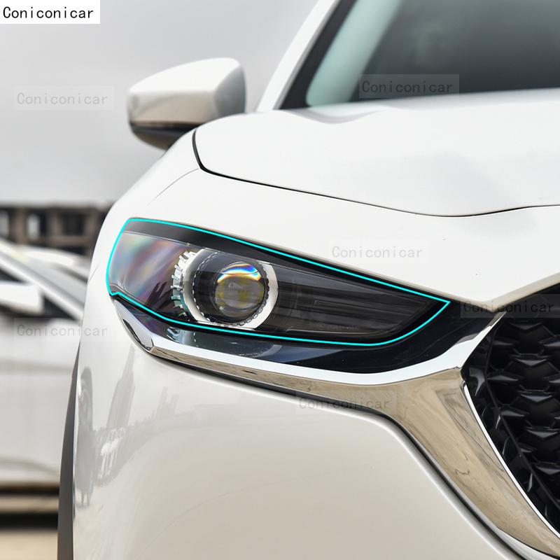 Für MAZDA CX-30 2020-2025 Auto-Scheinwerfer Transparente TPU-Schutzfolie Frontlicht Farbwechsel-Aufkleber Zubehör