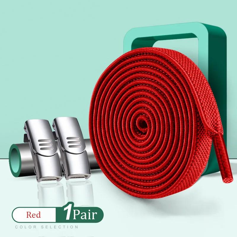 No Tie Lazy Shoelaces Tieless Shoelace Buckle Magnetic Shoe Laces Quick Release Clasp Lock for Sneakers Canvas Casual Shoe Boots