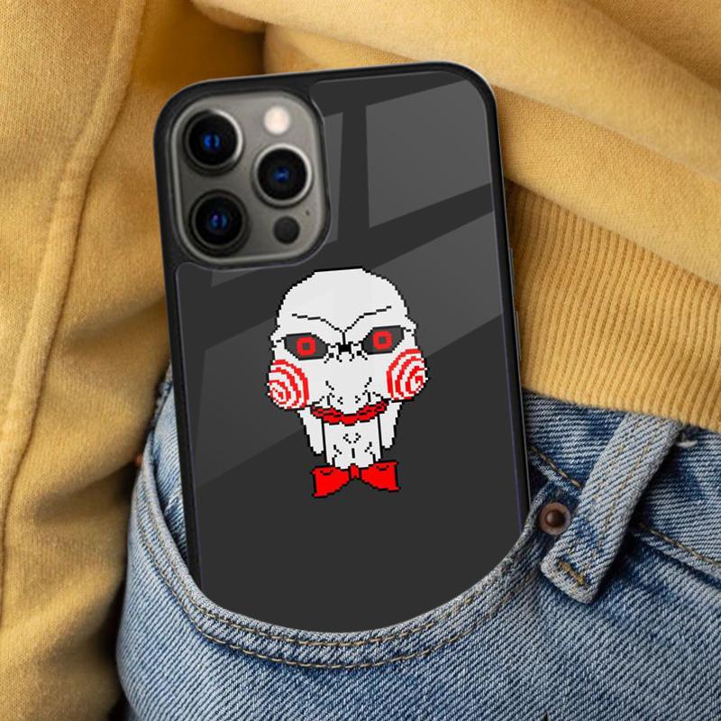 Saw Jigsaw Puppet Soft Phone Case for iPhone 17 Air 16e Pro max 15 Pro 13 14 Plus 11 12 MagSafe Magnetic Coque iPhone 17pro max