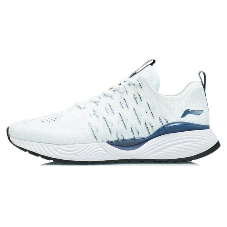 New LiNing Soft Cushioned Anti Slip Wear Resistant Breathable Lightweight Low Top Sports Casual Shoes White ARSR019-1