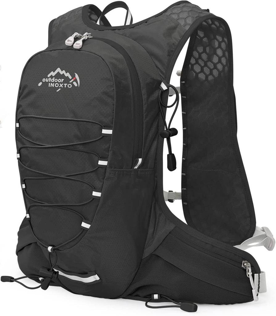 Running Backpack Sports Ultra Lightweight 140g Included Hiking Trail Running Bicycle Race Marathon Light Reflective Breathable 5L Hydration Bag