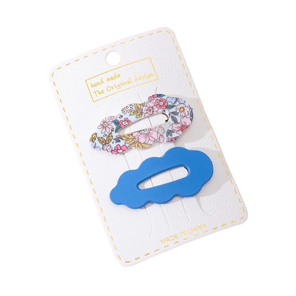 Flower Clouds Hair Clips Candy Color Child Hairgrips Fashion Hair Accessories  for Women Girls