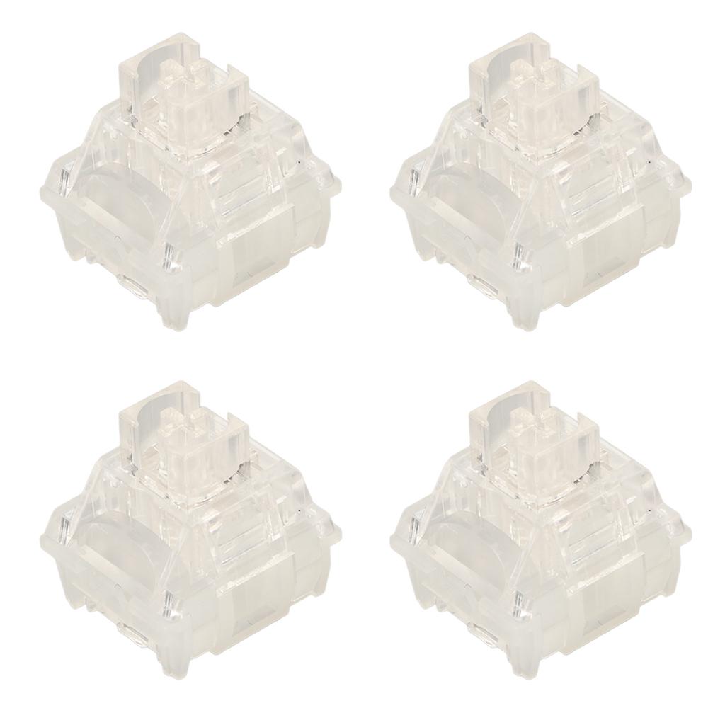 45pcs Linear Mechanical Keyboard Switches Backlight Waterproof Hot Swappable DIY Keyboard Switch