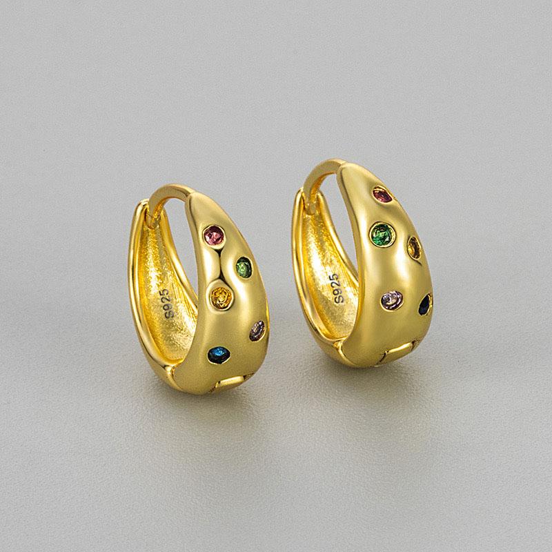 Xiaomi 925 Sterling Silver Earrings For Women Trendy Shinning Star Zircon Stone Earring Jewelry Prevent Allergy Party Accessories Gift