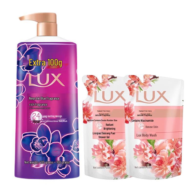 

LUX Refreshing Scented Body Wash - Neon Black Orchid