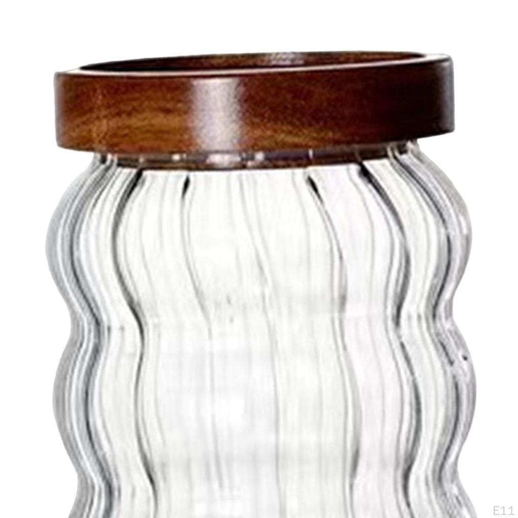 Elegant Glass Food Storage Container Set for Pantry Organization