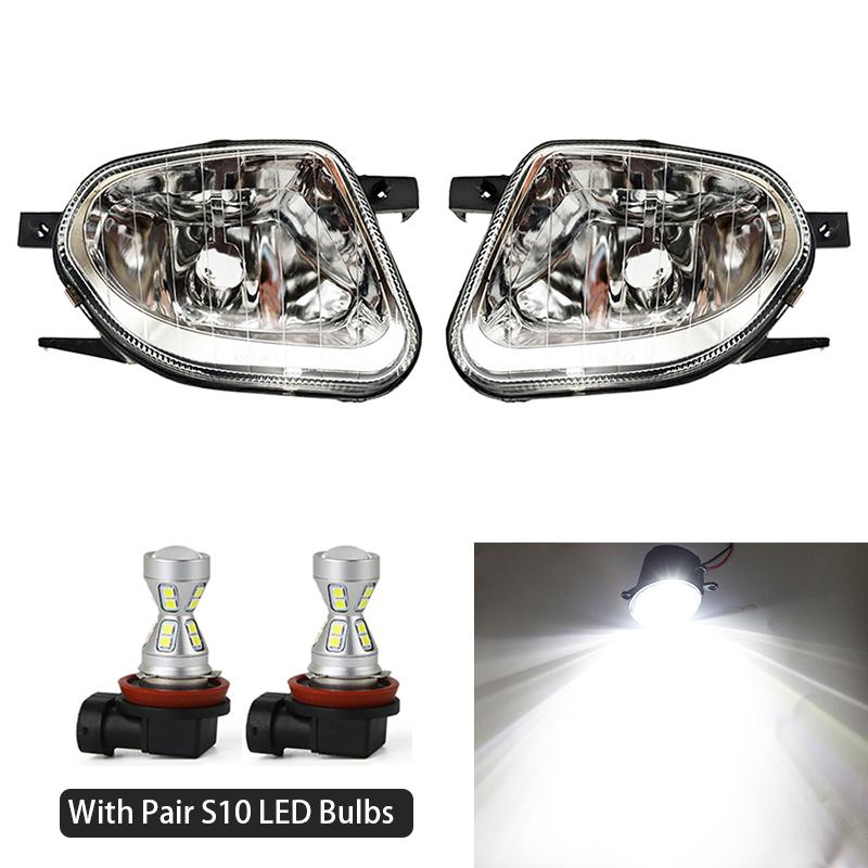 Fog Lamp For Mercedes Benz E Class W211 E320 E350 E500 2003 2004 2005 2006 Front Bumper Anti Fog Light A2118201156 A2118201256
