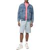 Levis Ss22 Single Button Solid Color Denim Jacket Men Jackets Blue 21261-0020