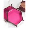 Fashion PU Leather Storage Tray Jewelry Storage Dish Desk Accessory Tray Suitable For Watches And Small Items