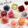 50Pcs Artificial Flowers Silk Roses Heads Home Wedding Decorations Valentine's Day Garland Palnts Wall Festival Diy Supplies Box