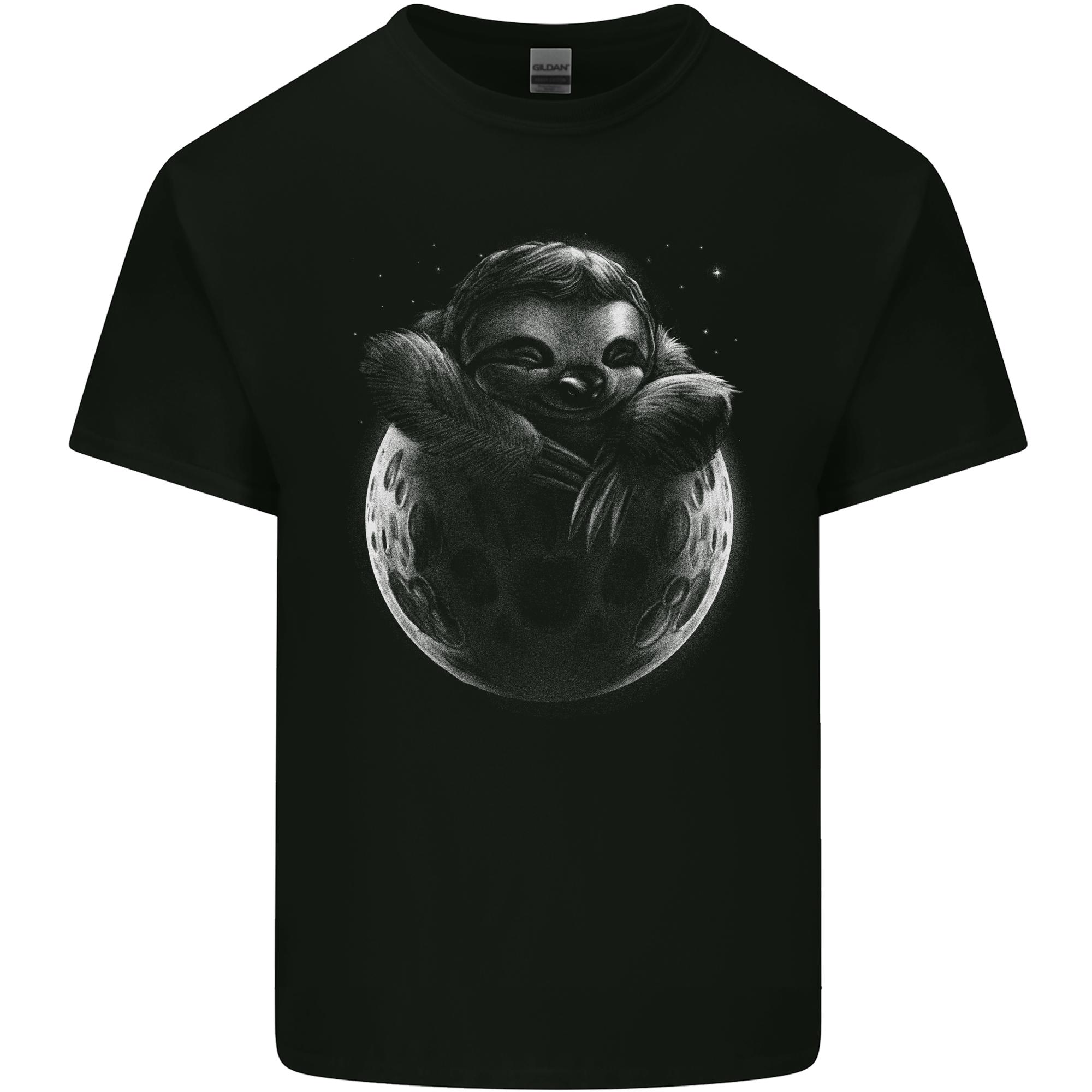 A Sloth On the Moon Unisexs Light Cotton TShirt S