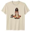 Unisex Campfire Bohemian Camping Outdoors Unisexs TShirt Unisexs Tee Graphic Top