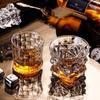 ZISIZ Handmade Crystal Whiskey Tumbler Glass Set