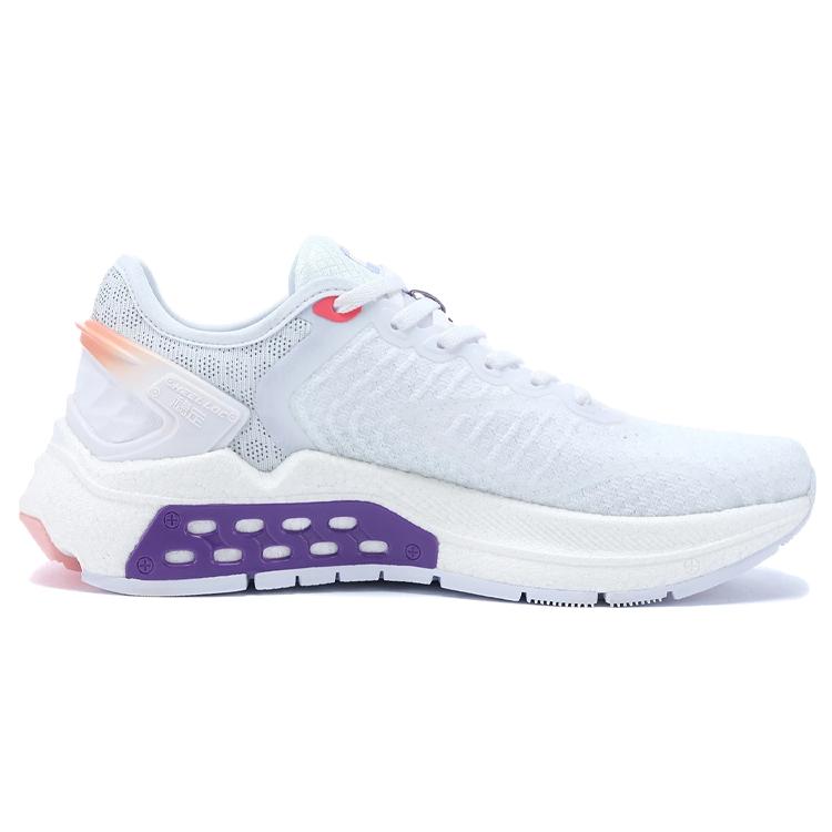 New LINING Furious Rider 5.0 Casual Shoes Women's Low Top Standard White/Light Iris Purple ARZR002-9