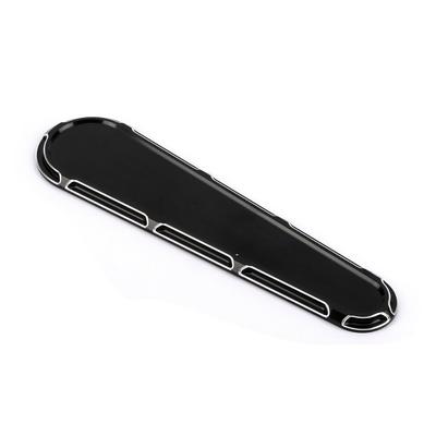 Black Motorcycle Fuel Gas Tank Dash Insert Cover Caps for Harley Touring Road Glide Street Glide FLHX and FLTRX