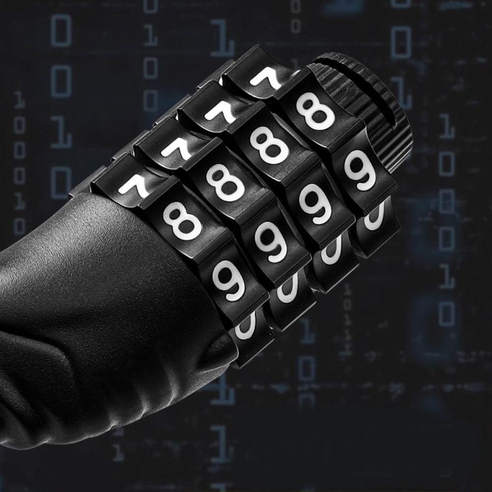 Chain Lock Number Lock 4 Digit Bicycle Lock Security Lock Zinc Zinc Alloy Padlock  Drawer