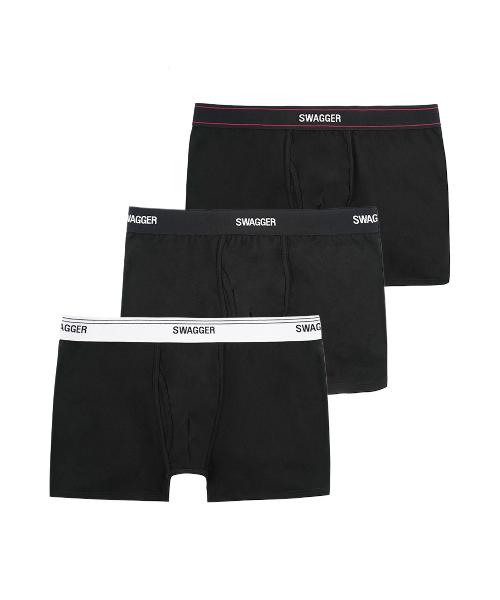 [Swagger] Men s Day Fresh Modal Boxer Briefs / Classic Cotton 2.0 Boxer Briefs [3PACK] [Shipped from Korea] 100% Authentic White 3p S
