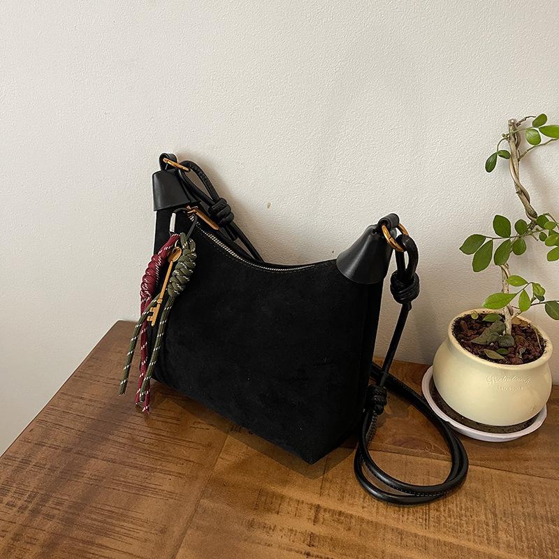 

Ретро модна сумка-пельмень жіноча 2024 осінь-зима нова іноземний стиль леопардовий принт сумка через плече з високим відчуттям універсальна жіноча сумка чорний