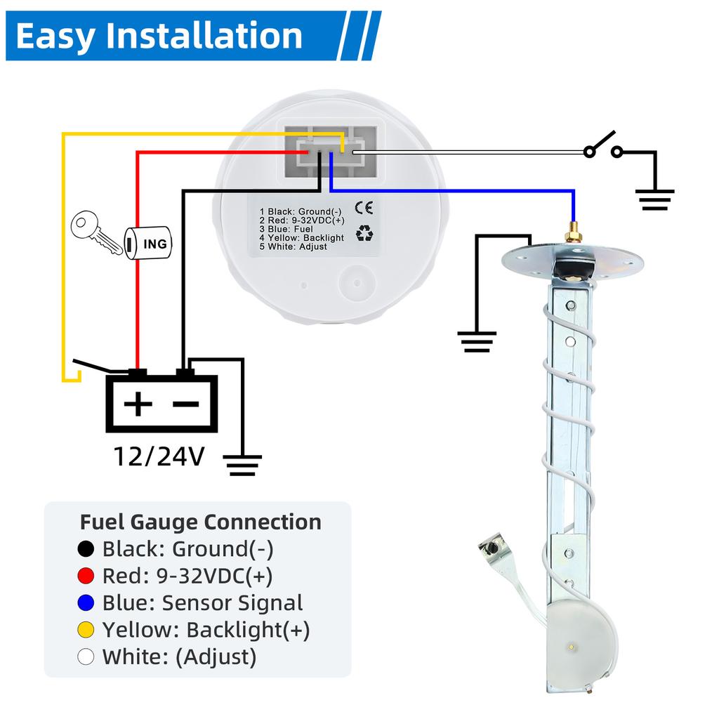 Auto Fuel Float Sensor 0~90 Ohm/0-190ohm/240-33ohm Stainless Steel Fuel Level Oil Tank Sender For 4/6/8 Cylinder Fuel Gauge
