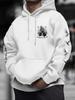 West Coast Hip Hop Printed Men Sports Hoodie Praying Hands Peace Dove Pattern Loose Casual Streetwear Sweatshirt