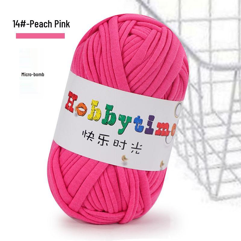 Cloth Strip Yarn DIY Crochet Kit: Handmade Bag, Knitting Material for Cushions, Carpets, and Dolls