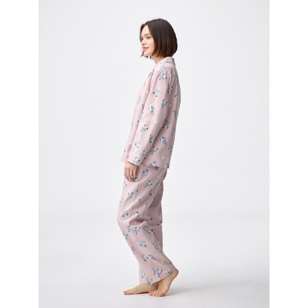 GU by Uniqlo Flanellpyjama Langärmlig Lange Hose Hase