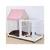 Clear Acrylic Pet Dog Enclosure for Small To Medium Breeds with Anti-Escape Design