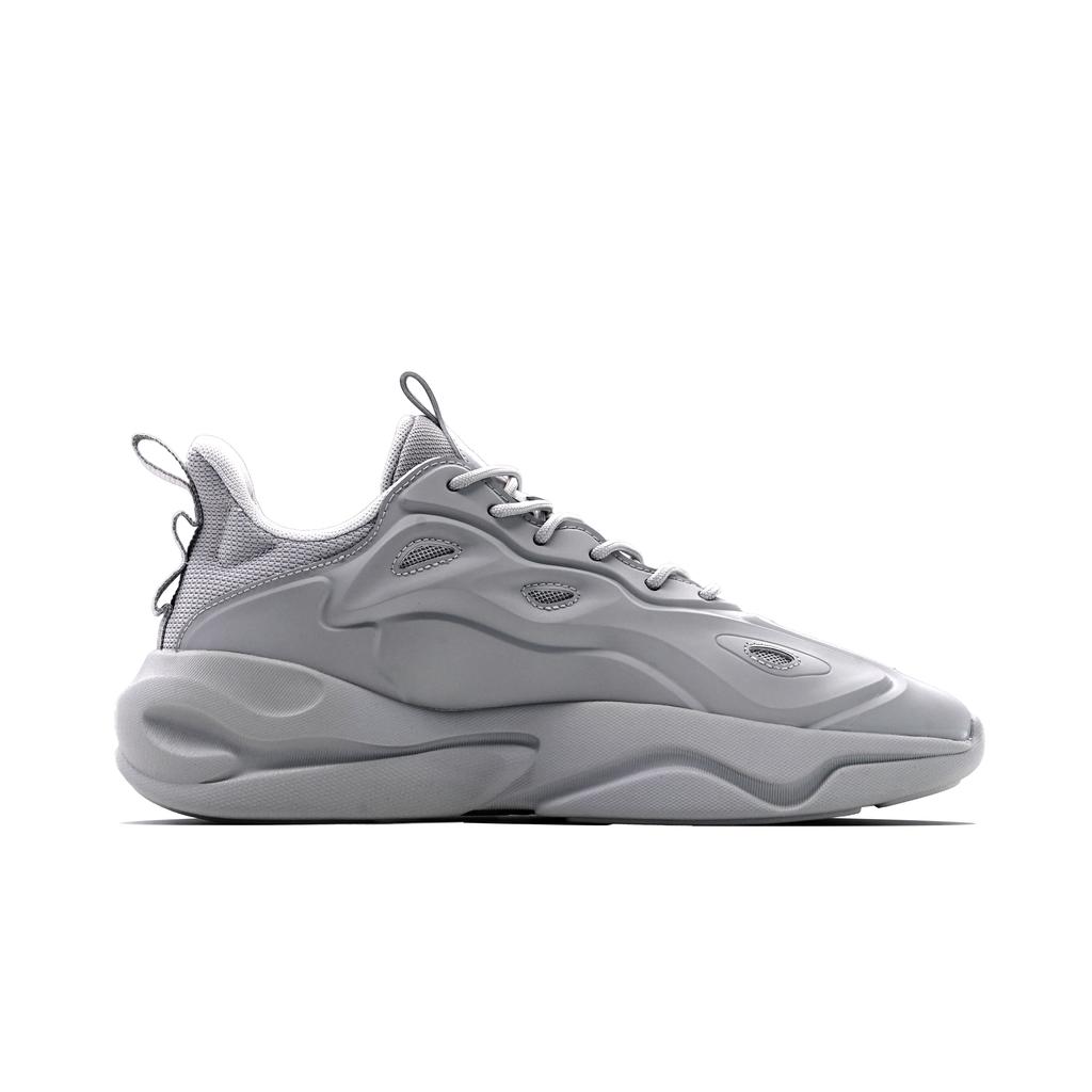 Anta Chao Bai Huo Xing Pro Comfortable Fashion Height Increasing Wear Resistant Non Slip Low Top Casual Shoes Men Casual Shoes Gray 112518804R-1