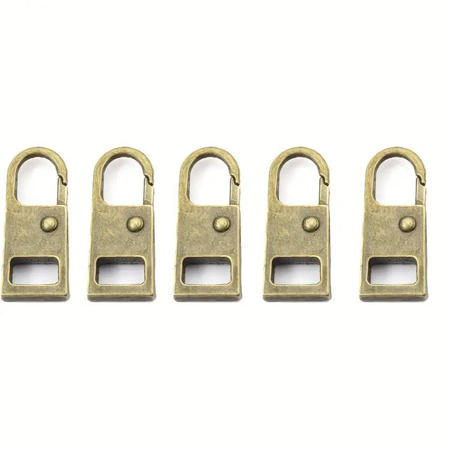 5 Pcs Zipper Universal Instant Fix Zipper Repair Kit Replacement Zip Slider Puller Rescue New Design for DIY Tool