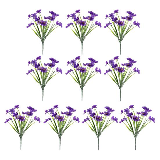 Artificial Flowers Adjustable Height Fade-Resistant Handmade Realistic Silk Petals No Watering Sunlight Floral Display Arrangement