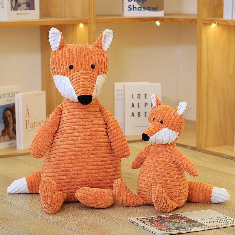 Fox Animal Soft Plush Toy With Pp Cotton For Kids Room Decor And Comfort Gift