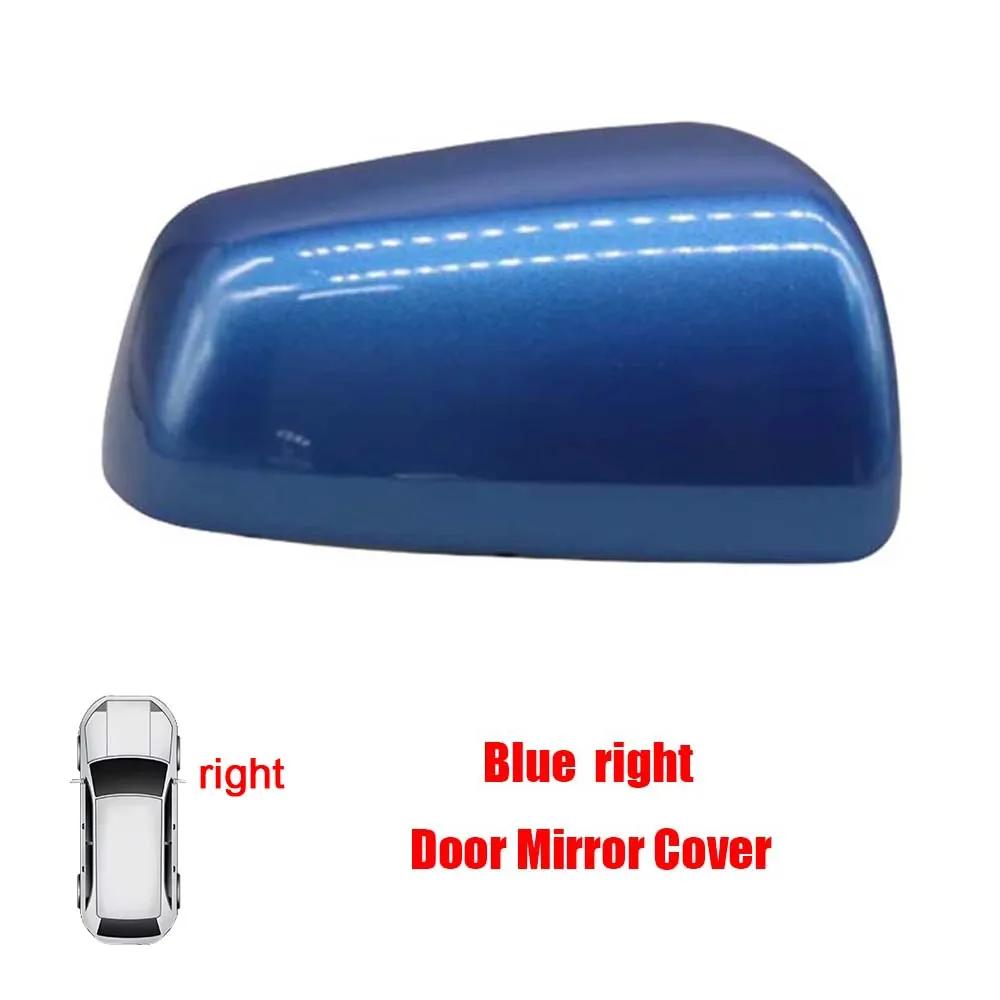 Car Protective Cover Door Mirror Shell For Mitsubishi Evo X Lancer EX 2008-2012 Blue Red White Orange Rearview Accessories