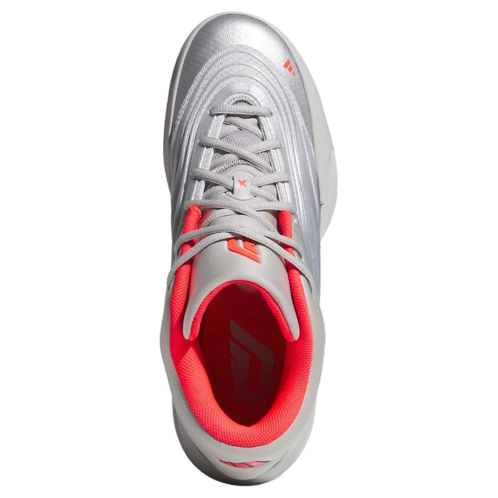Dame 10 Adidas 'Silver Metallic Lucid Red' KJ4398