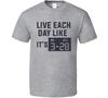 Live Each Day Like It's Superbowl New England Vs Atlanta T Shirt