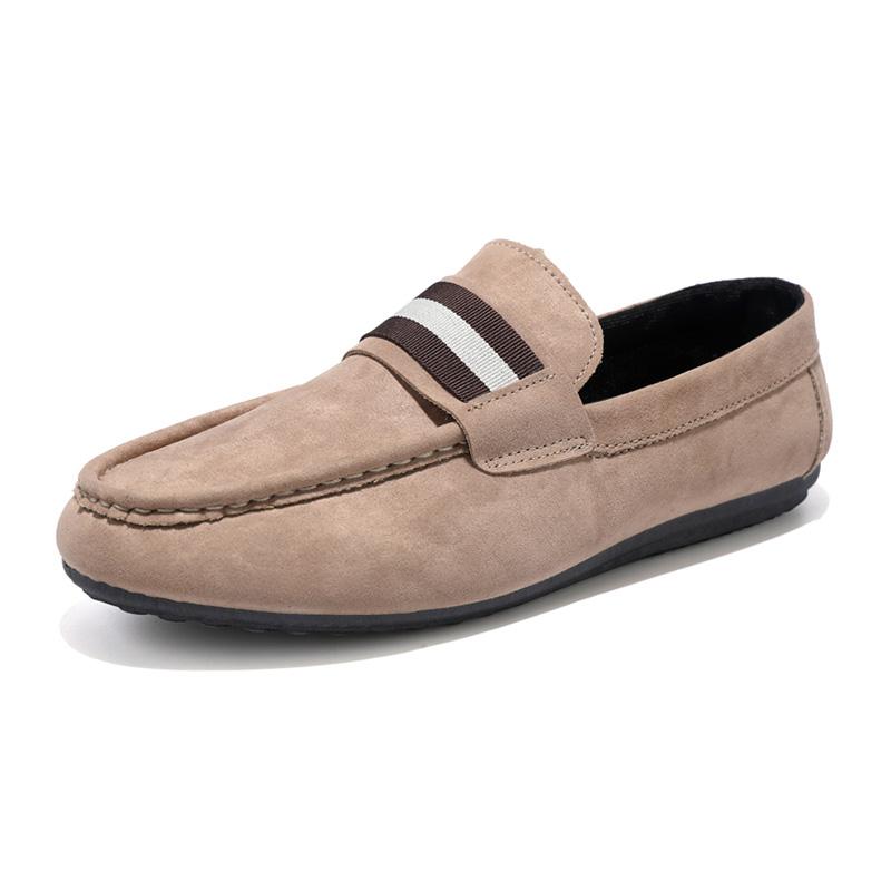 

Мужские мокасины Роскошные Социальные Искусственная кожа Повседневные Деловые Уличные Модные Плоские Мокасины Удобная Обувь Для Мужчин 2024 44 коричневый