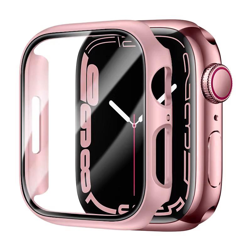 Case for Apple Watch 46mm 42mm 49mm 45mm 41mm 44mm 40mm PC Bumper Anti-fall Protective Sleeve iWatch Series 11 10 Ultra 9 8 7 SE