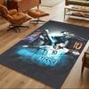 Inter Miami FC Messi Floor Rug Office Rug Perfect for Playrooms Bedrooms Foyer Hallway Antislip Carpet Office Home Decor Spiritual Gift