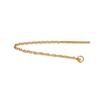 10pcs Gold Color Plated Stainless Steel 8cm Long Chain Ear Line Earrings Earwire DIY Women Drop Dangle Earrings Jewelry Making
