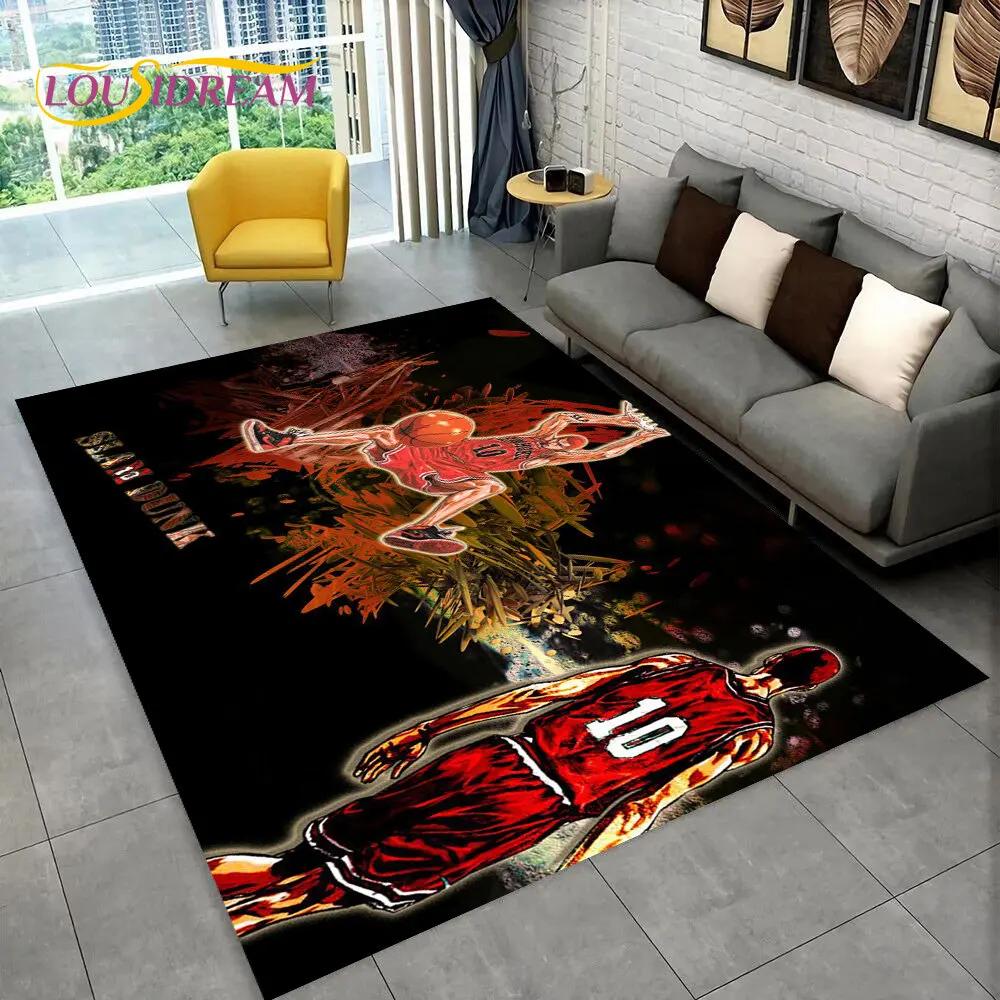 Slam Dunk Japan Anime Cartoon  Area Rug,Carpet Rug for Living Room Bedroom Sofa Doormat Decoration, Kids Play Non-slip Floor Mat