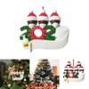 2020 Xmas Christmas Tree Hanging Ornaments With Diy Family Name Santa Pendants