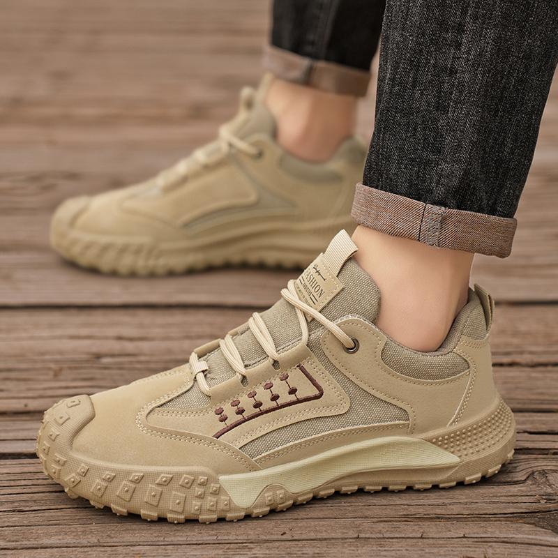 Spring and Autumn Men's Casual Sports Shoes Work Boots Designer Outdoor Flat Fashion Comfortable Walking Men's Loafers New Style