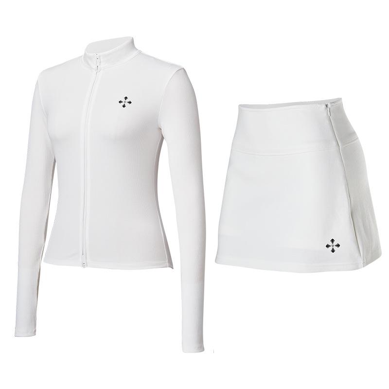 Summer Ice-Sensation Sun Protection Jacket & Slimming Nude-Feel Skirt Set for Women
