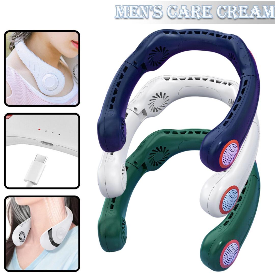 

Beishu 1 шт., 5000 мА, вентилятор для шеи, портативный охладитель, USB перезаряжаемый, подвесной вентилятор для ленивой шеи