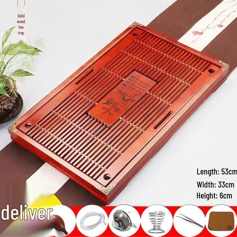 Xihe Bamboo Style Drainage Tea Tray