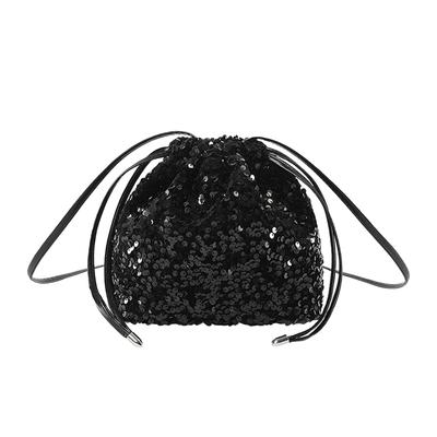 Lapimou Party Bag, Beaded Bag, Sequined Shoulder Bag, Handbag, Silver Bag, Mini, Small Shoulder Bag for Women, Perfect for Weddings, Yukata, Japanese