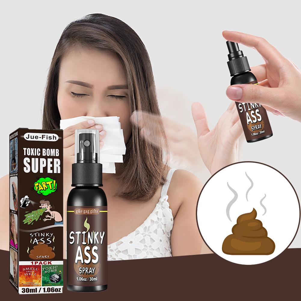 1-5PCS Poop Spray Creative Liquid Fart Gag Prank Joke Spray Funny Toy Non-Toxic Stink Bombs Extra Strong Smelly Stinky Gas Spray