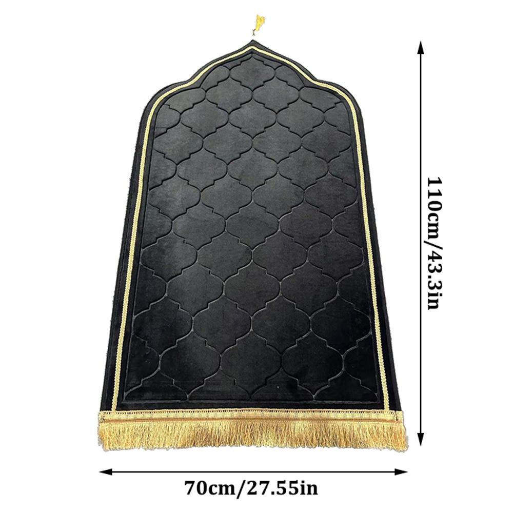 Prayer Mat Prayer Mat Simple Lasher Embossed Prayer Mat Prayer Mat Carpet Machine Washable Portable Muslim Mat Men and Women
