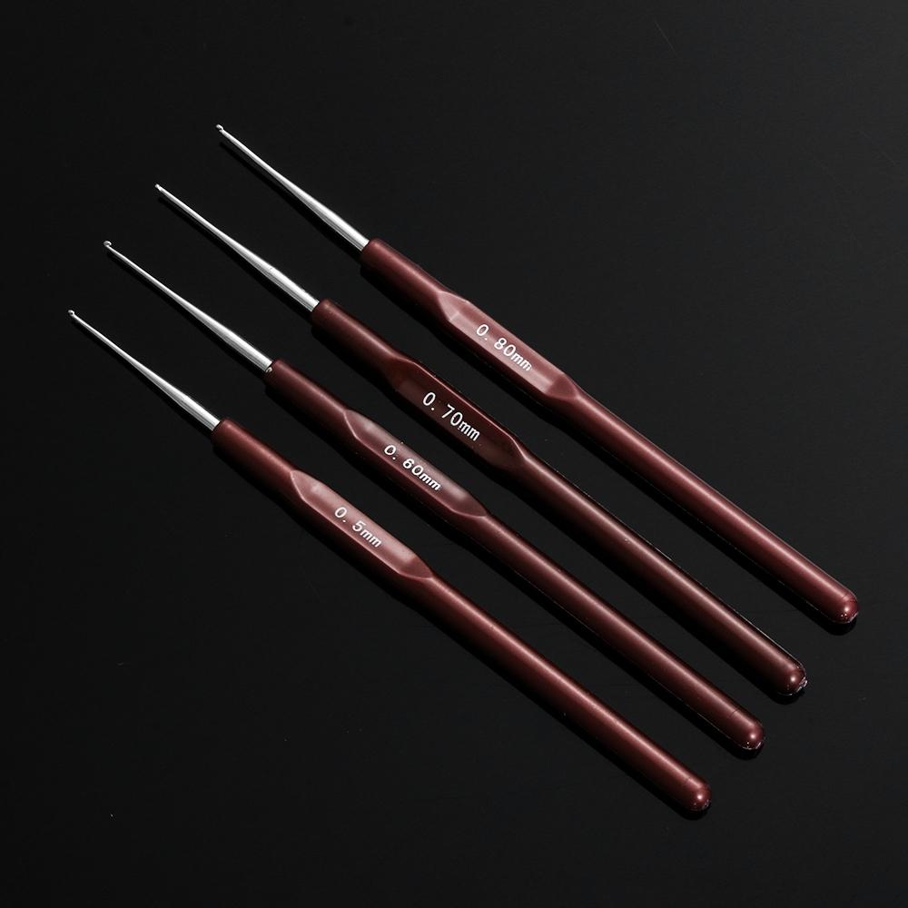 Plastic Handle Wig Making Tools Hook Needle Dreadlock Crochet Needles Micro Hook Hair Making Tools