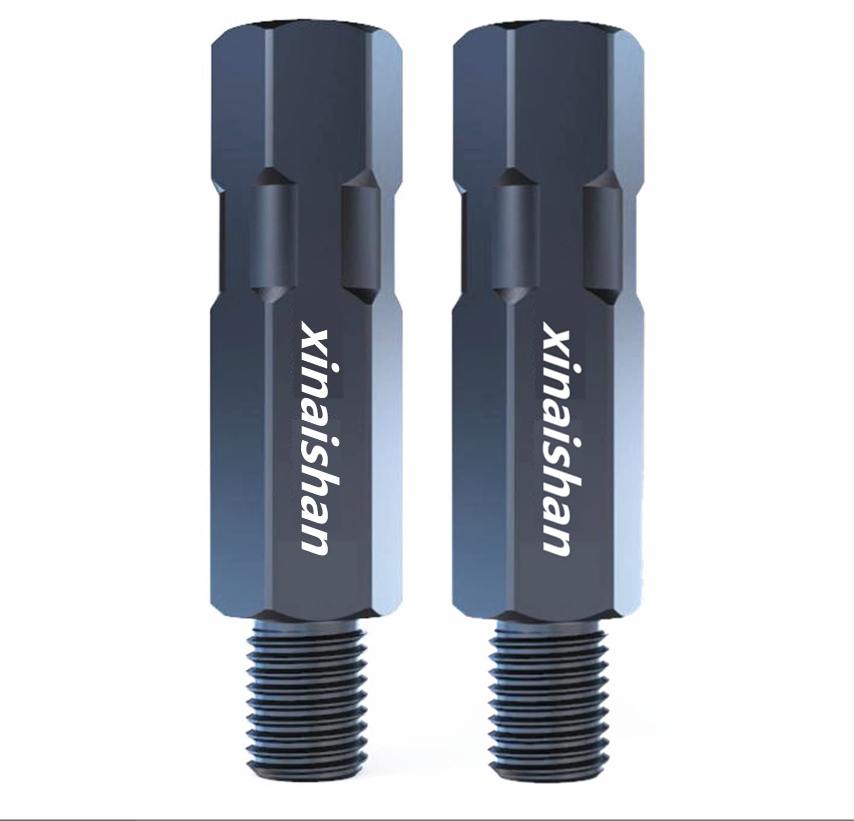 

xinaishan Universal Motorcycle Mirror Long Extension Adapter 8/10mm Right Thread/Reverse Height: 37mm