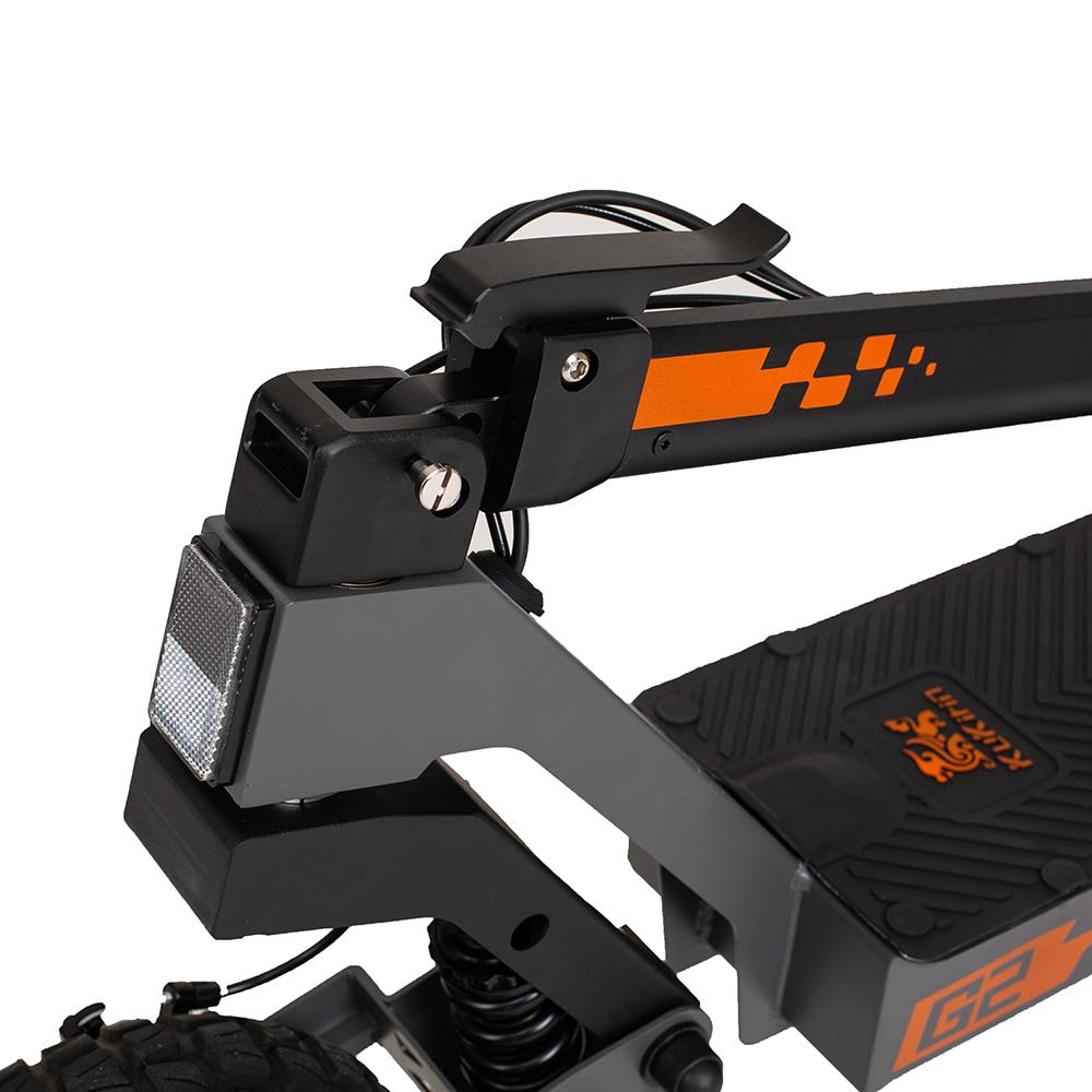 Electric Scooter Foldable Kukirin 10" 800W Motor City Electric Scooter 48V 15.6AH Max Range 55Km Load 120Kg Black G2